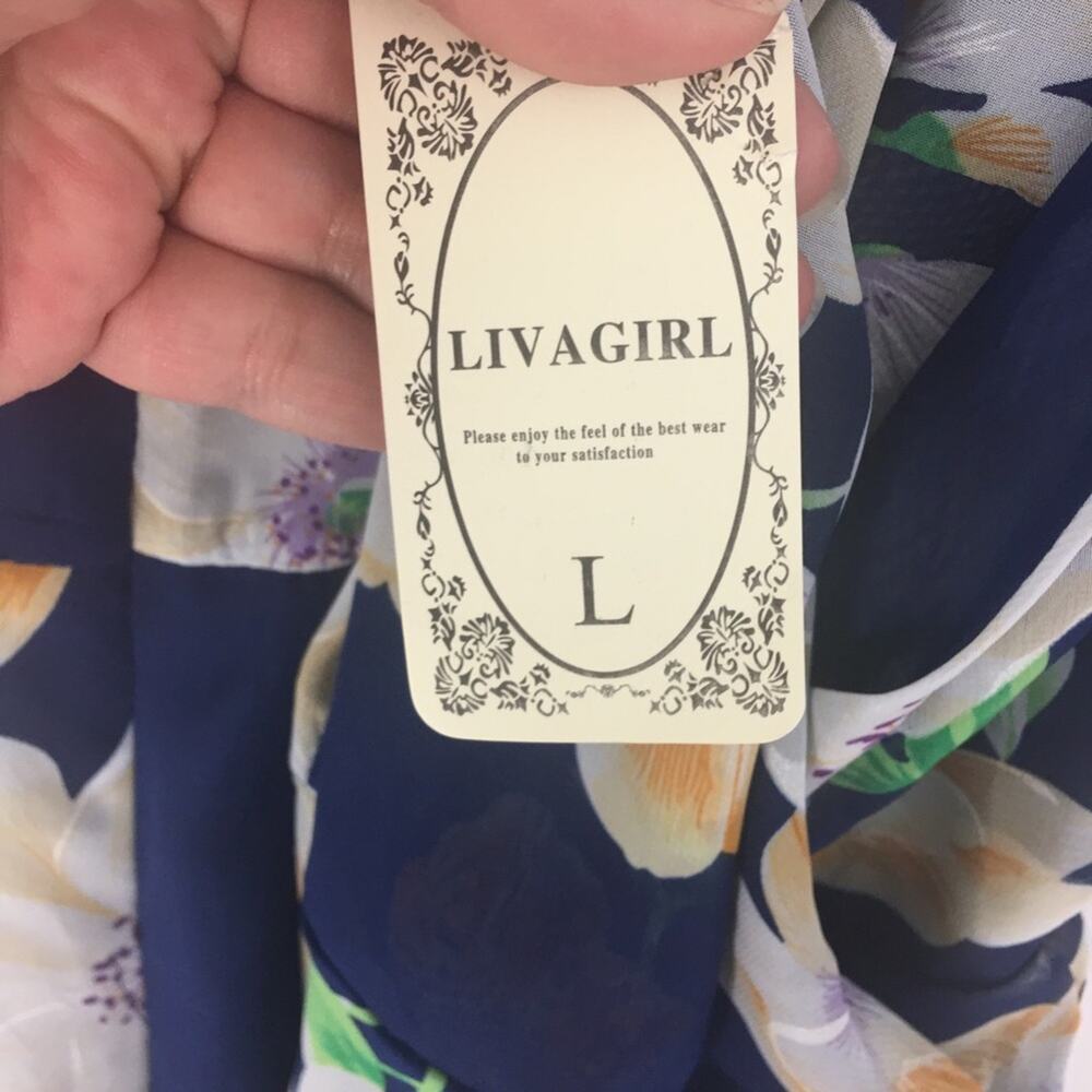 NWT Livagirl Women's Floral Dress Size Large - Picture 5 of 9